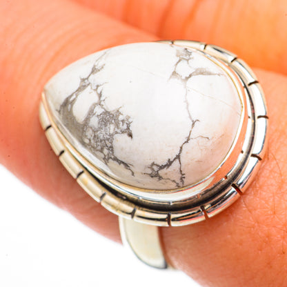 Howlite Rings handcrafted by Ana Silver Co - RING70788
