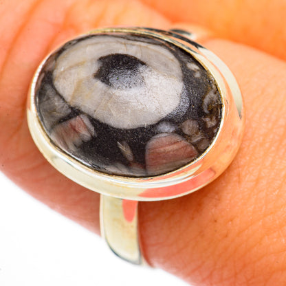 Crinoid Fossil Rings handcrafted by Ana Silver Co - RING70808