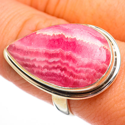 Rhodochrosite Rings handcrafted by Ana Silver Co - RING70827
