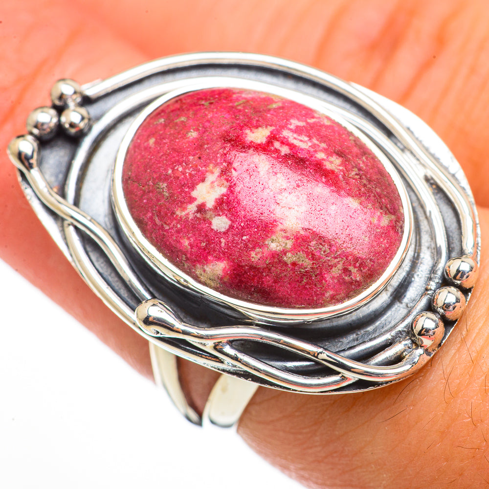 Thulite Rings handcrafted by Ana Silver Co - RING70829