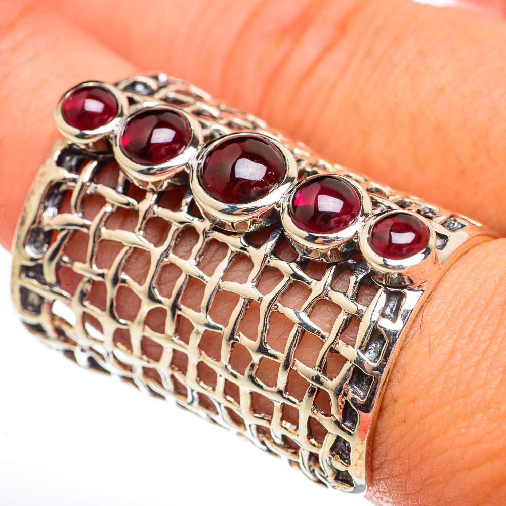 Garnet Rings handcrafted by Ana Silver Co - RING70835