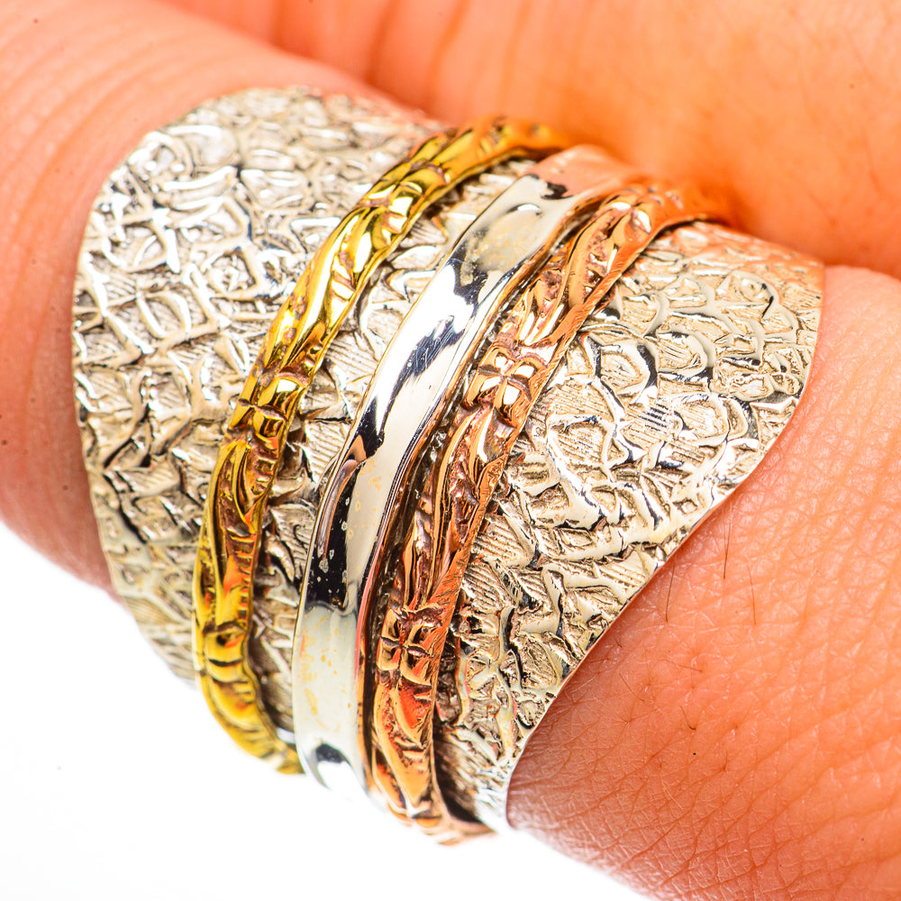 Meditation Spinner Rings handcrafted by Ana Silver Co - RING70836