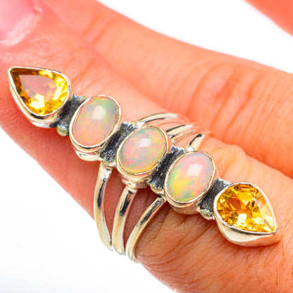 Ethiopian Opal Rings handcrafted by Ana Silver Co - RING70848