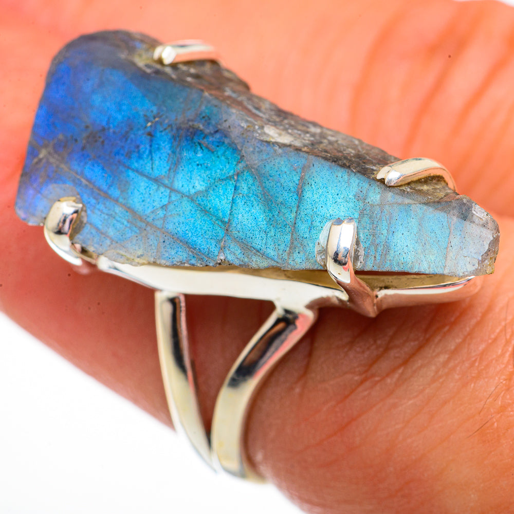 Labradorite Rings handcrafted by Ana Silver Co - RING70852