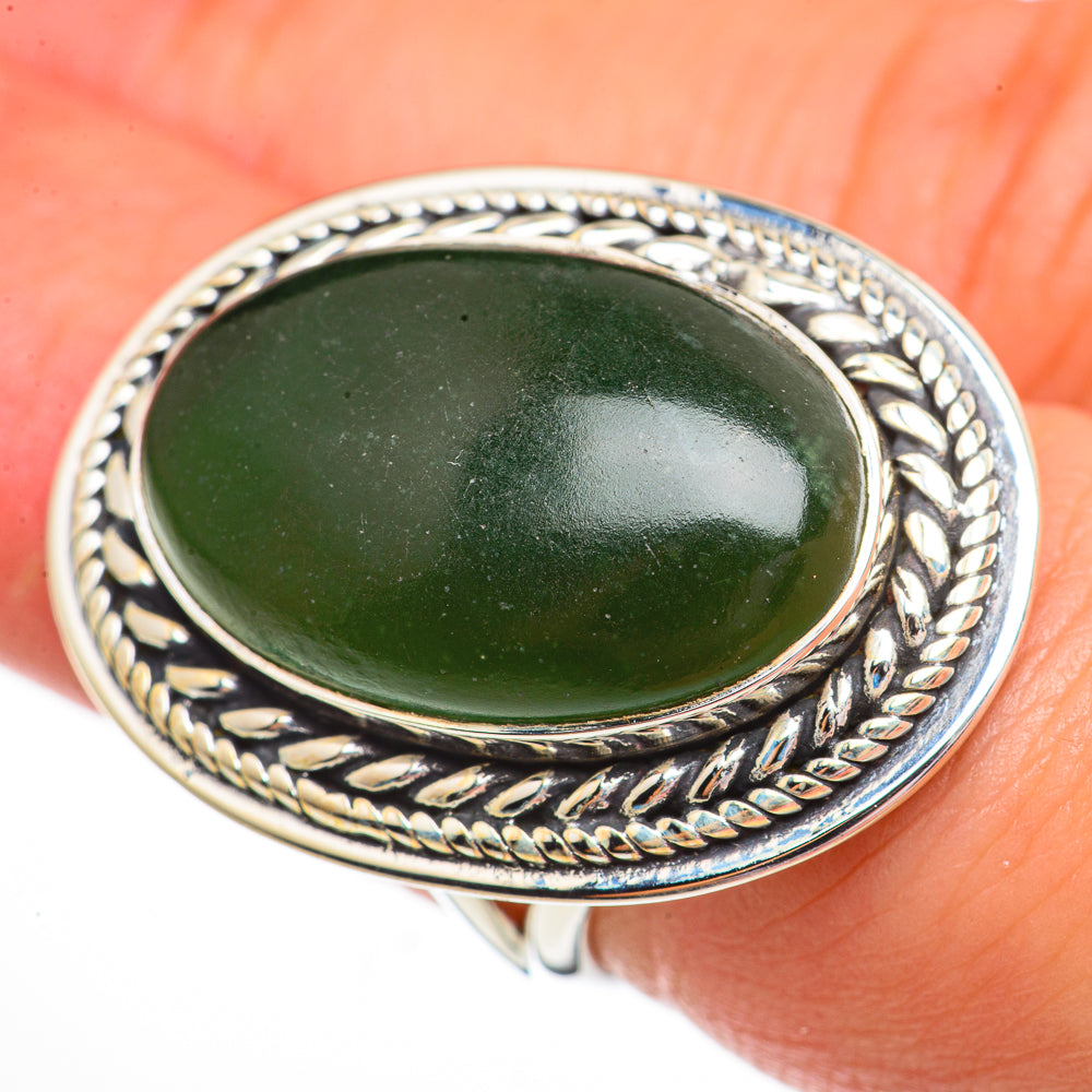Nephirite Jade Rings handcrafted by Ana Silver Co - RING70864