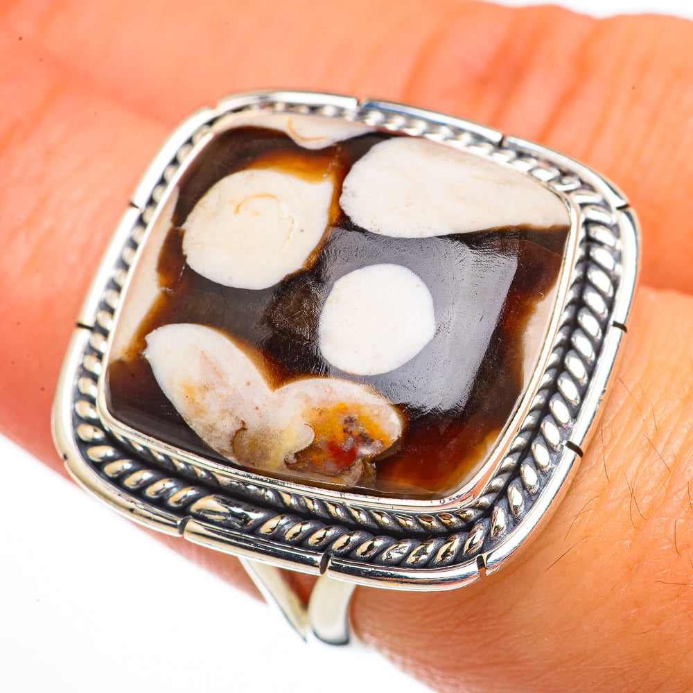 Peanut Wood Jasper Rings handcrafted by Ana Silver Co - RING70867
