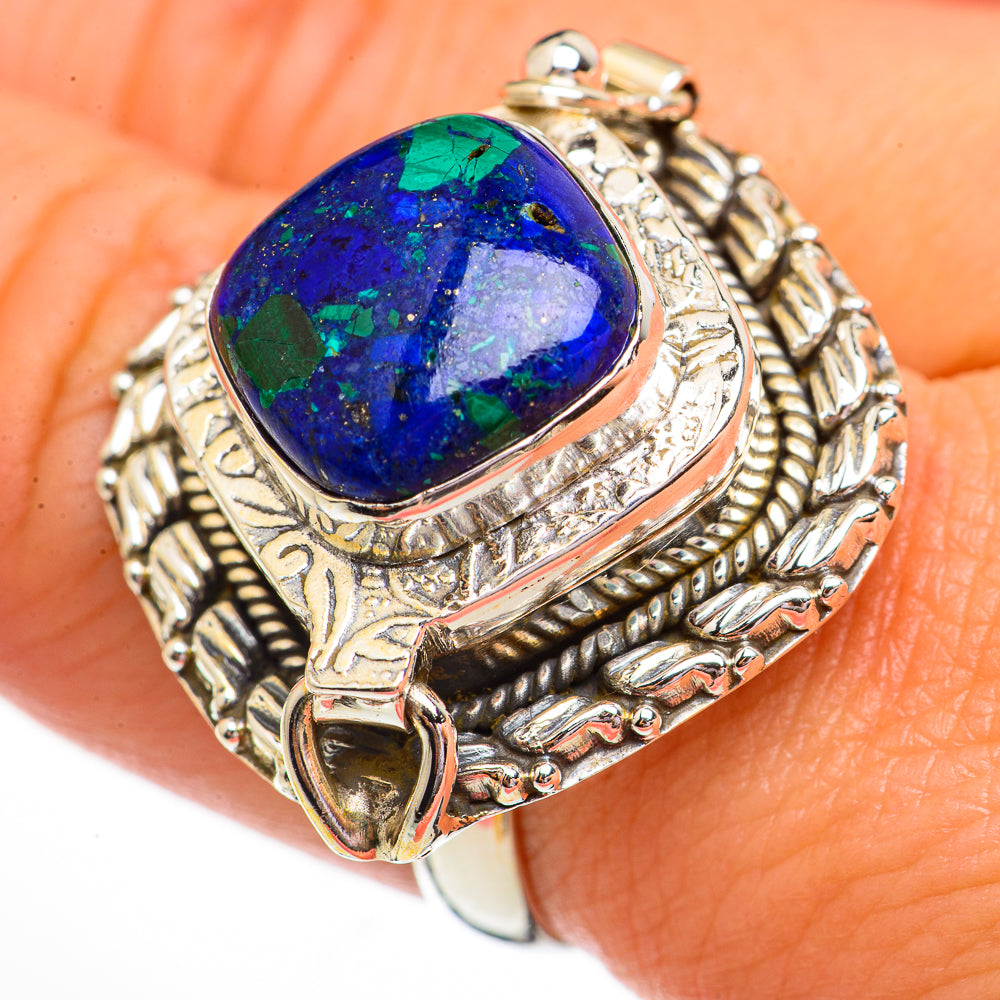 Azurite Rings handcrafted by Ana Silver Co - RING70882