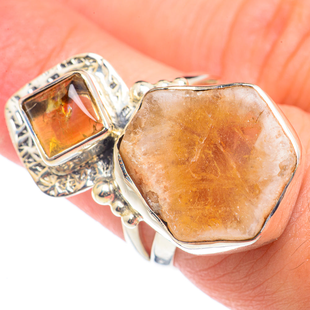 Citrine Rings handcrafted by Ana Silver Co - RING70902