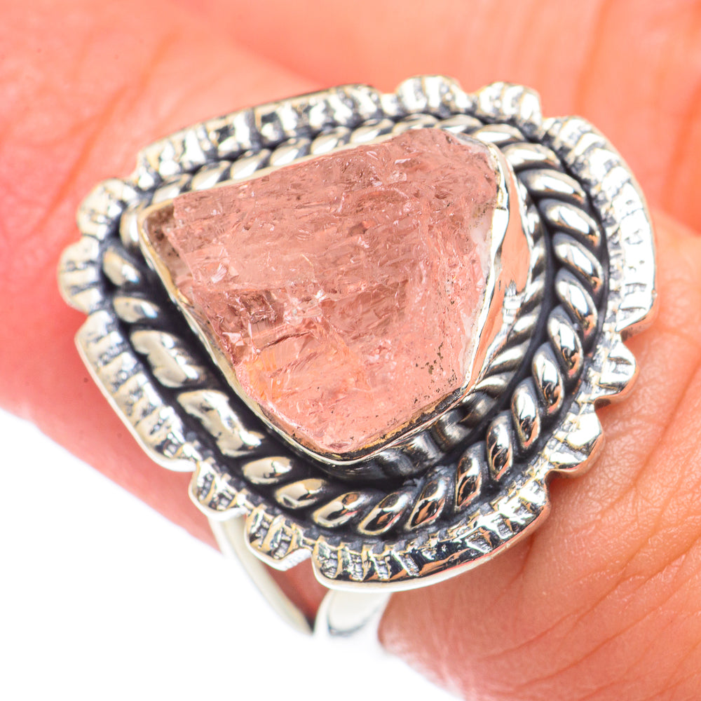 Rose Quartz Rings handcrafted by Ana Silver Co - RING70906