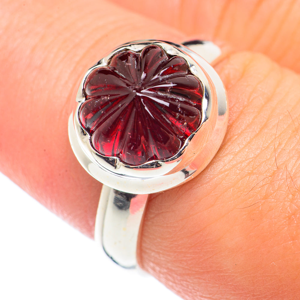 Garnet Rings handcrafted by Ana Silver Co - RING70908