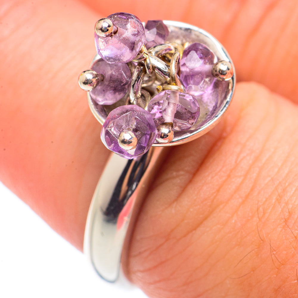 Amethyst Rings handcrafted by Ana Silver Co - RING70911