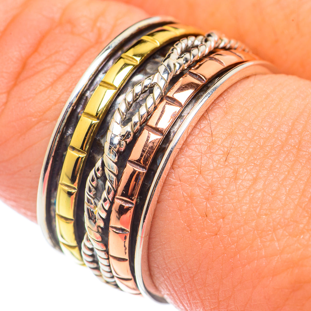 Meditation Spinner Rings handcrafted by Ana Silver Co - RING70914