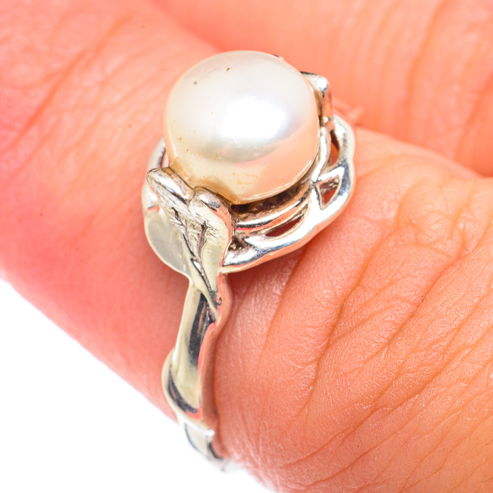 Cultured Pearl Rings handcrafted by Ana Silver Co - RING70920