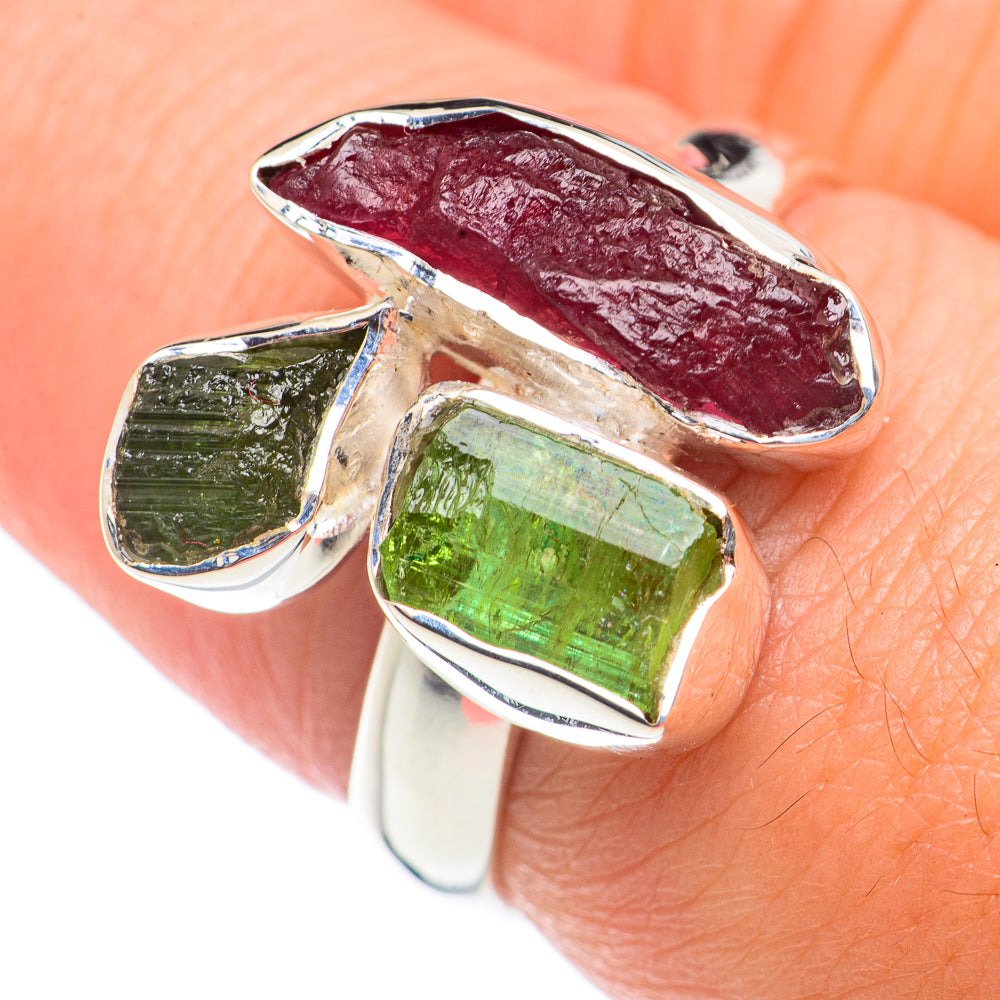 Tourmaline Rings handcrafted by Ana Silver Co - RING70922