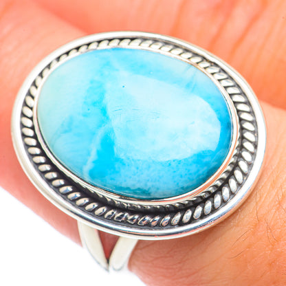 Larimar Rings handcrafted by Ana Silver Co - RING70931