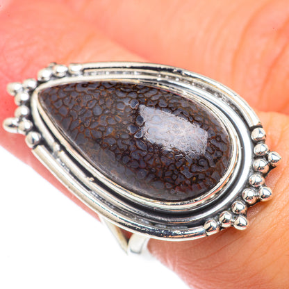 Dinosaur Bone Rings handcrafted by Ana Silver Co - RING70938