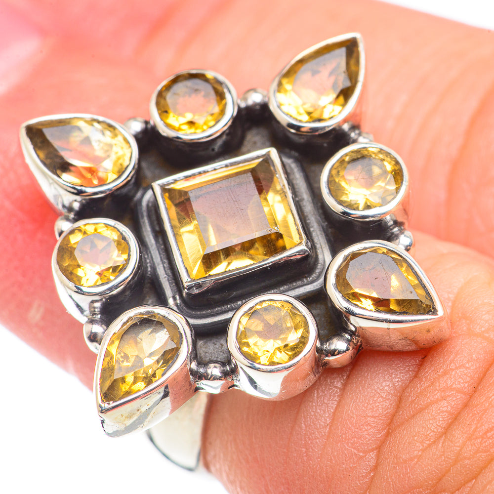 Citrine Rings handcrafted by Ana Silver Co - RING70941