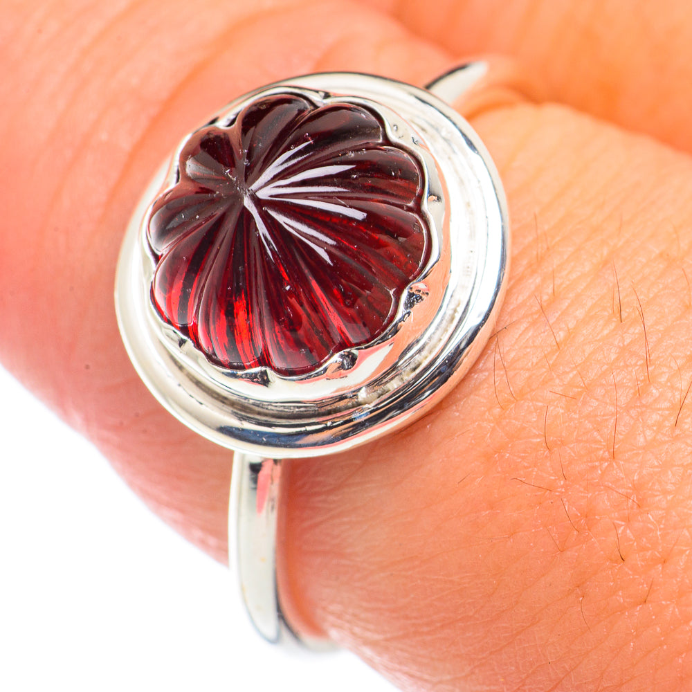 Garnet Rings handcrafted by Ana Silver Co - RING70950