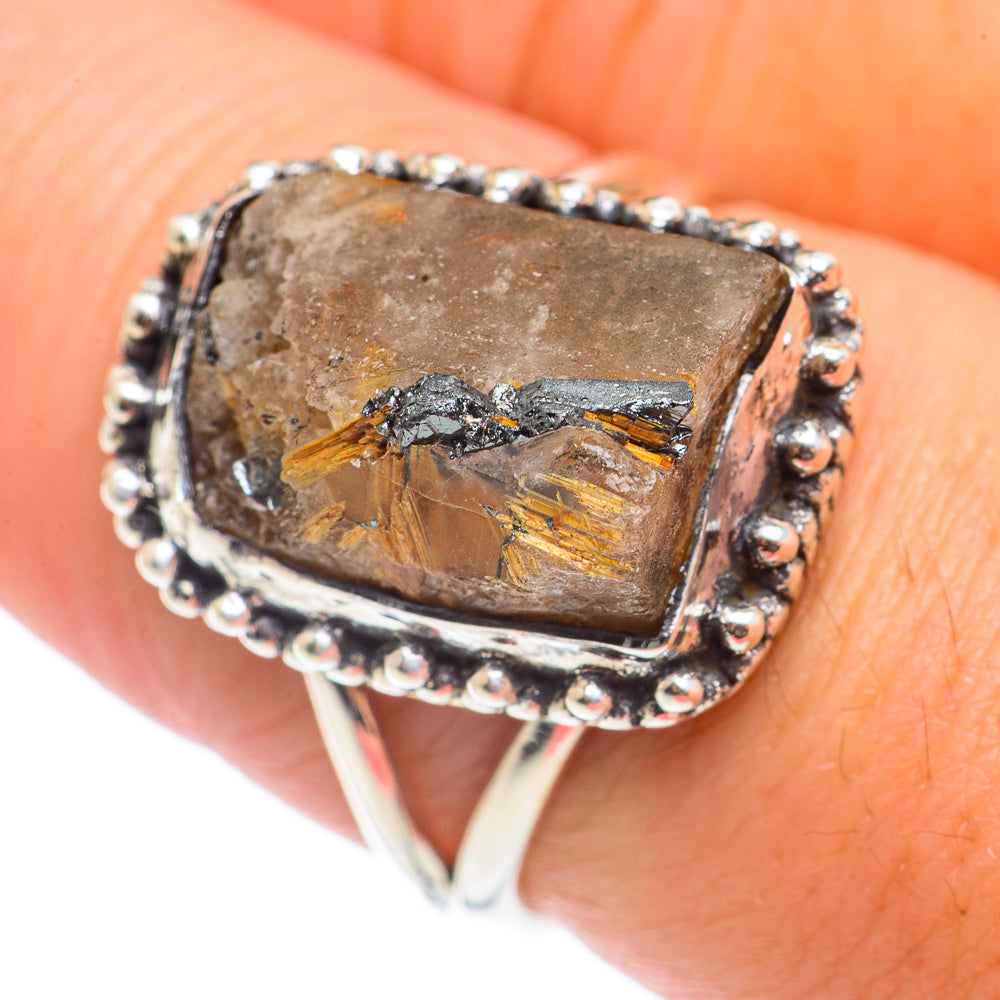 Labradorite Rings handcrafted by Ana Silver Co - RING70954