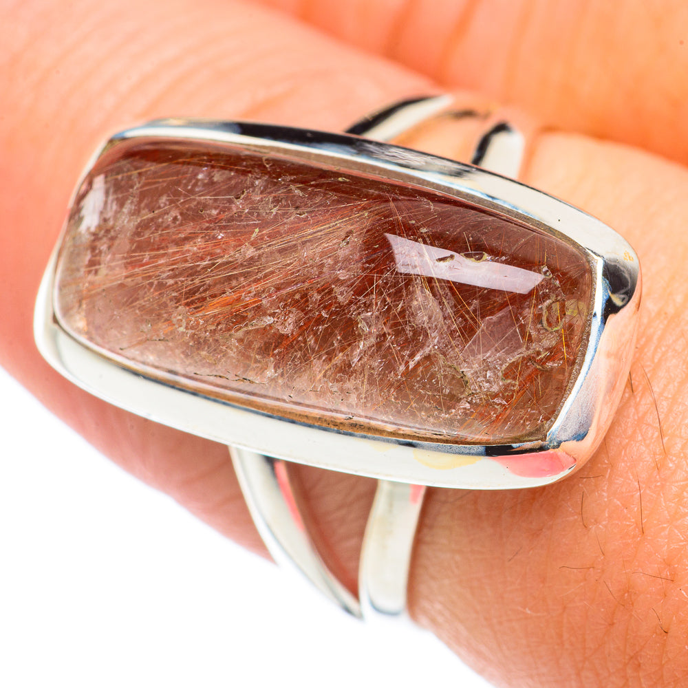 Rutilated Quartz Rings handcrafted by Ana Silver Co - RING70955