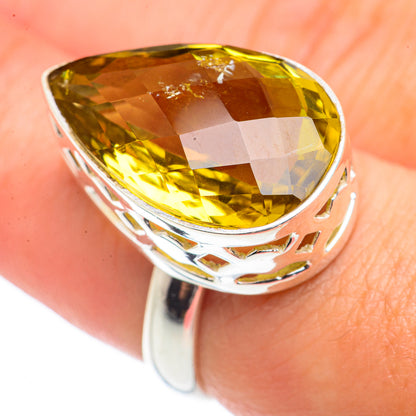 Olive Quartz Rings handcrafted by Ana Silver Co - RING70966