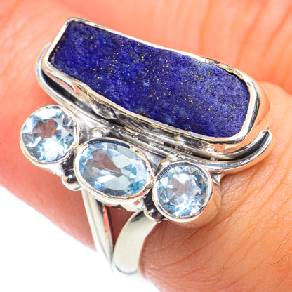 Lapis Lazuli Rings handcrafted by Ana Silver Co - RING70971