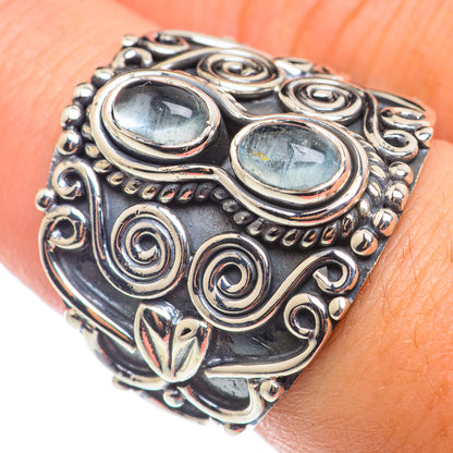 Blue Topaz Rings handcrafted by Ana Silver Co - RING70972