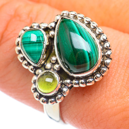 Malachite Rings handcrafted by Ana Silver Co - RING70975
