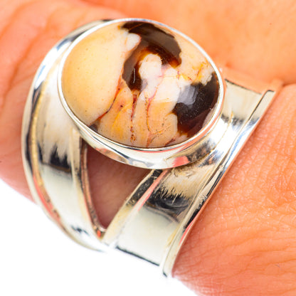Peanut Wood Jasper Rings handcrafted by Ana Silver Co - RING70978