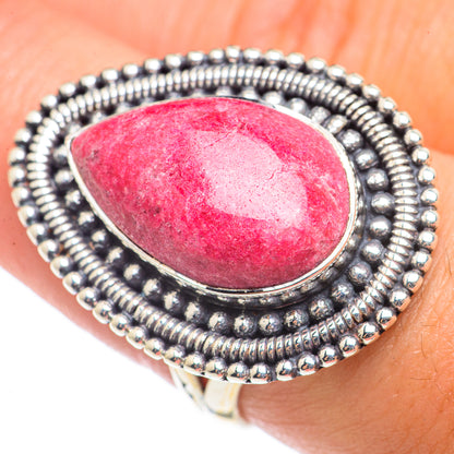 Thulite Rings handcrafted by Ana Silver Co - RING70986