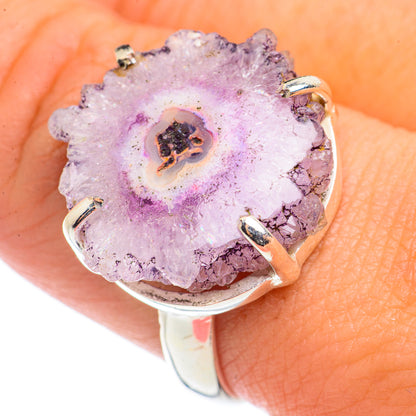 Amethyst Stalactite Rings handcrafted by Ana Silver Co - RING70992