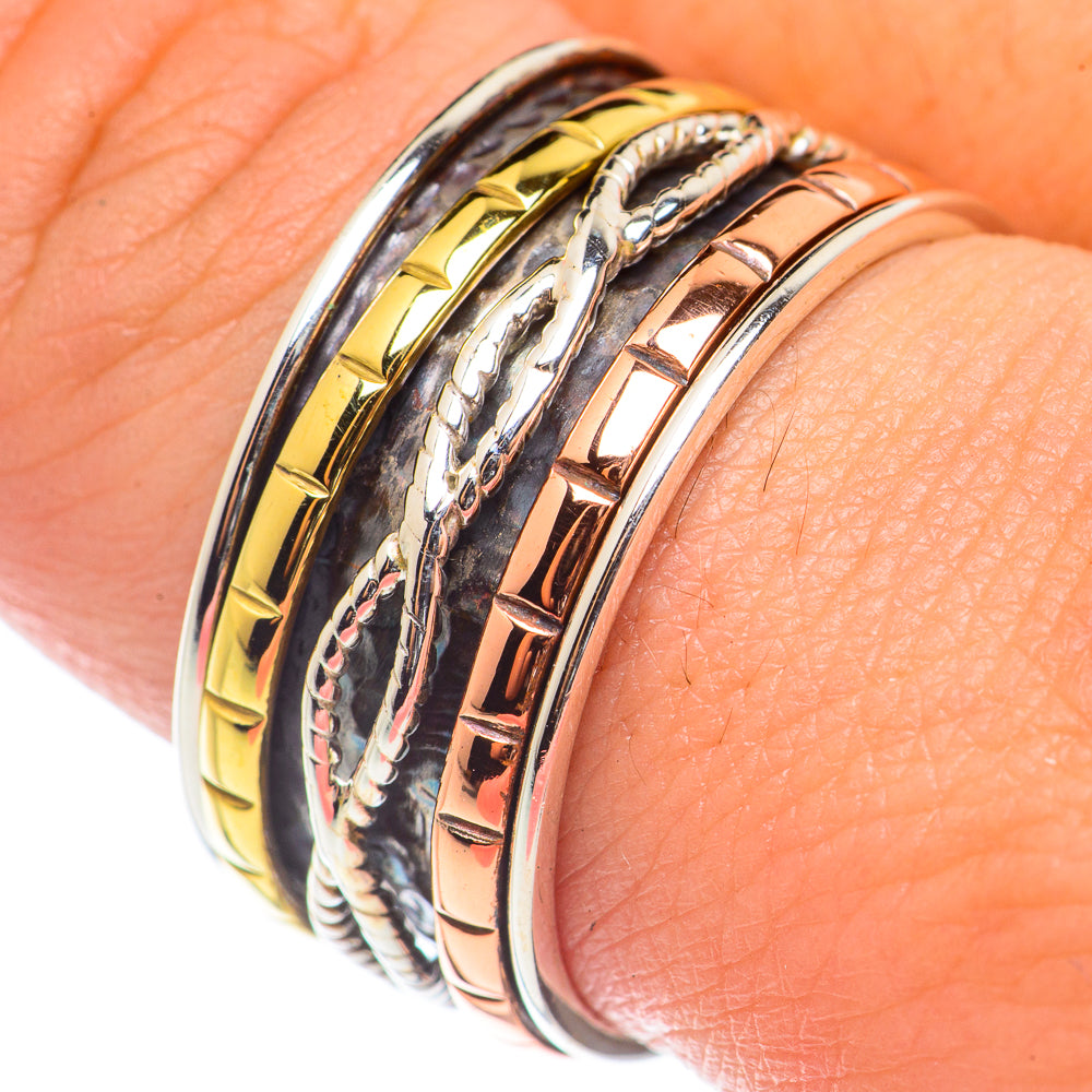 Meditation Spinner Rings handcrafted by Ana Silver Co - RING70993