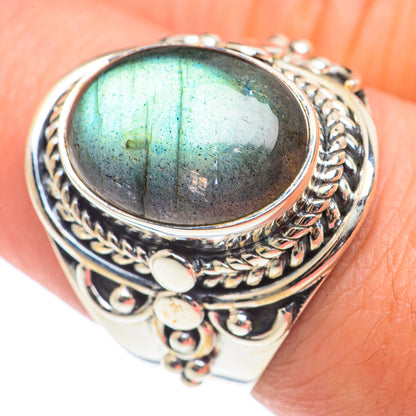 Labradorite Rings handcrafted by Ana Silver Co - RING71012