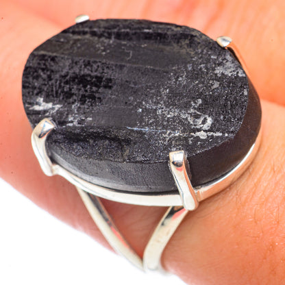 Black Tourmaline Rings handcrafted by Ana Silver Co - RING71030