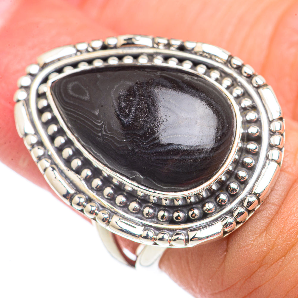 Black Onyx Rings handcrafted by Ana Silver Co - RING71031