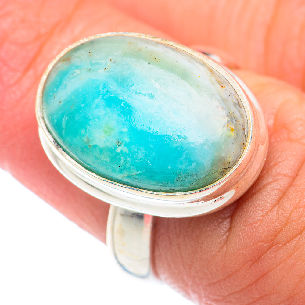 Peruvian Opal Rings handcrafted by Ana Silver Co - RING71041