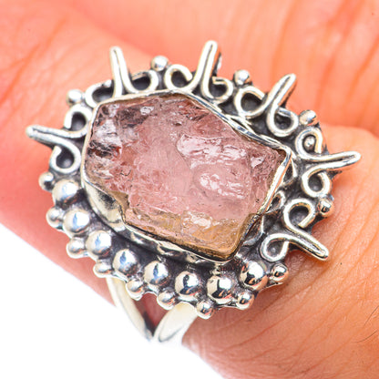 Rose Quartz Rings handcrafted by Ana Silver Co - RING71059