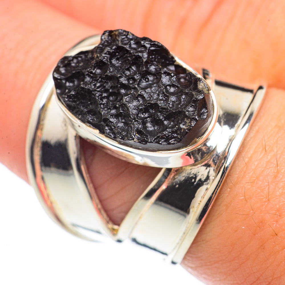 Tektite Rings handcrafted by Ana Silver Co - RING71067