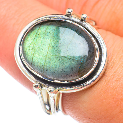 Labradorite Rings handcrafted by Ana Silver Co - RING71084