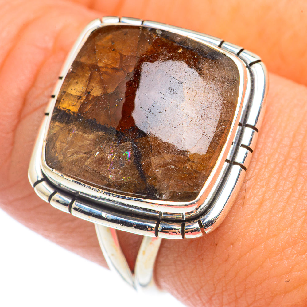 Sunstone Rings handcrafted by Ana Silver Co - RING71091