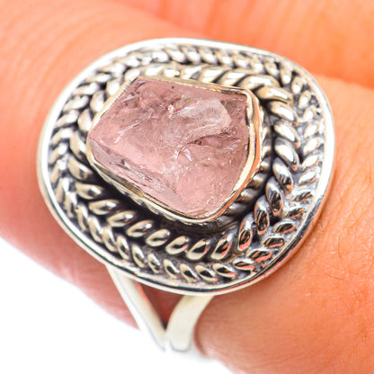 Rose Quartz Rings handcrafted by Ana Silver Co - RING71094