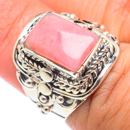 Pink Opal Rings handcrafted by Ana Silver Co - RING71095