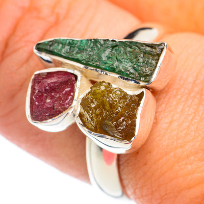 Tourmaline Rings handcrafted by Ana Silver Co - RING71111