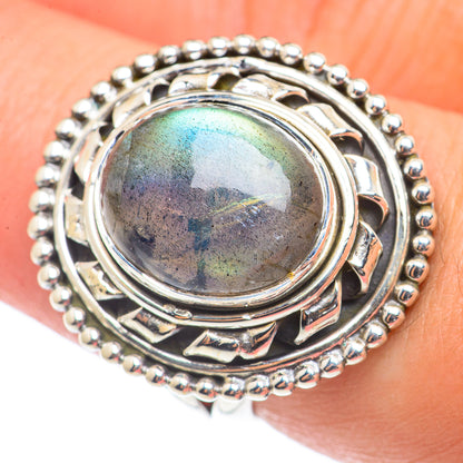 Labradorite Rings handcrafted by Ana Silver Co - RING71112