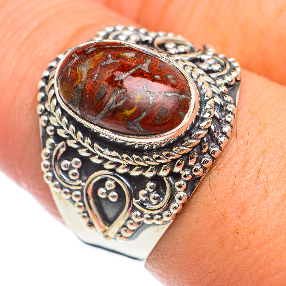 Dinosaur Bone Rings handcrafted by Ana Silver Co - RING71126