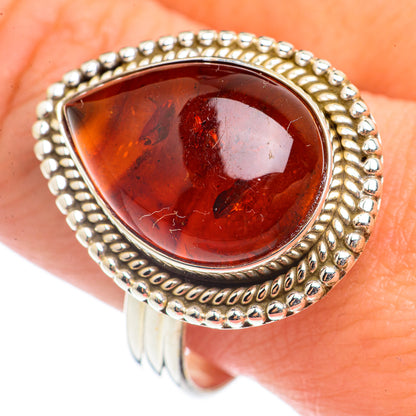 Baltic Amber Rings handcrafted by Ana Silver Co - RING71130