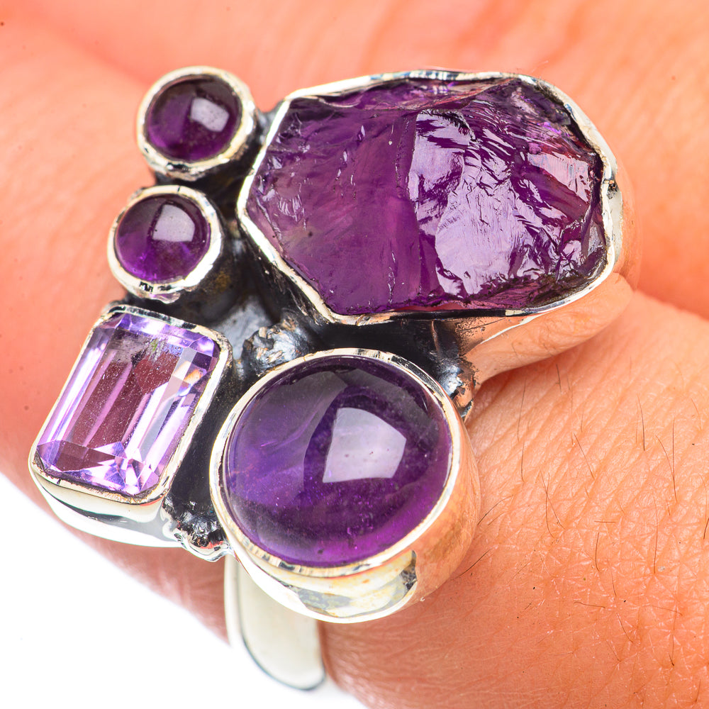 Amethyst Rings handcrafted by Ana Silver Co - RING71137
