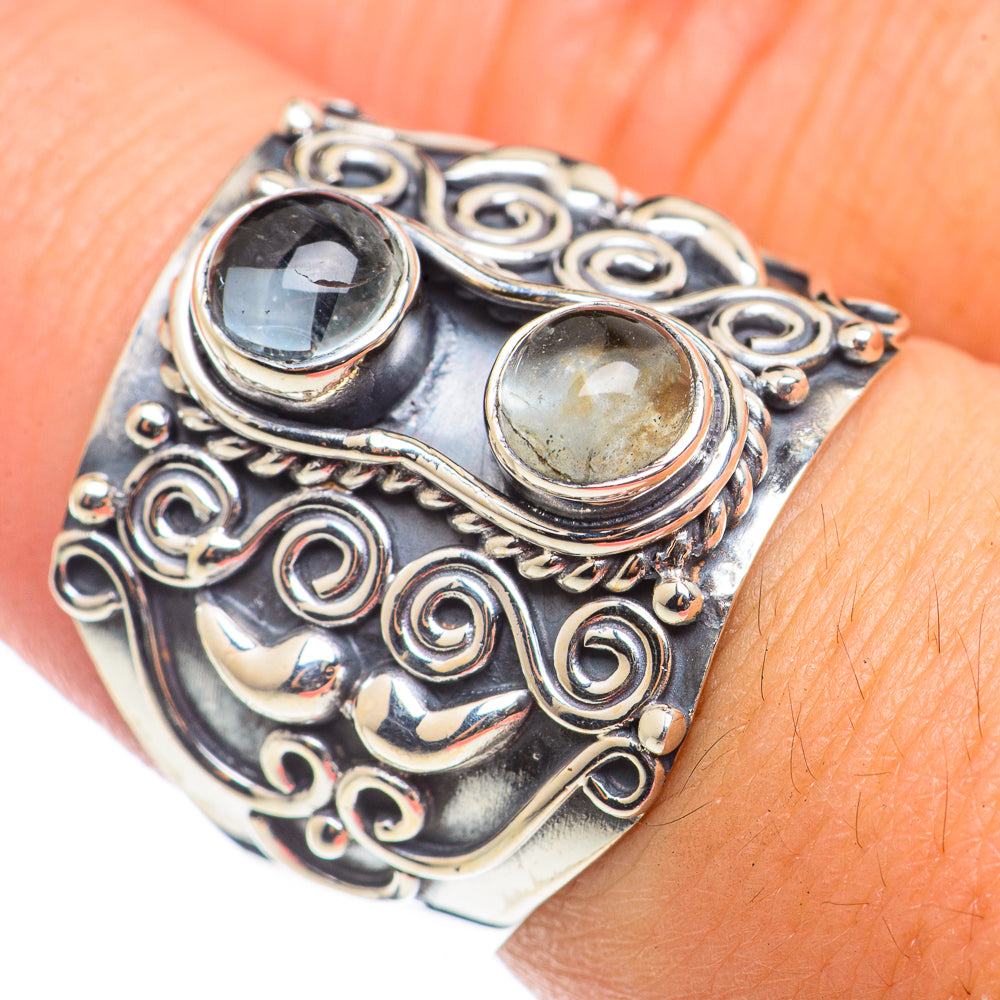 Aquamarine Rings handcrafted by Ana Silver Co - RING71153