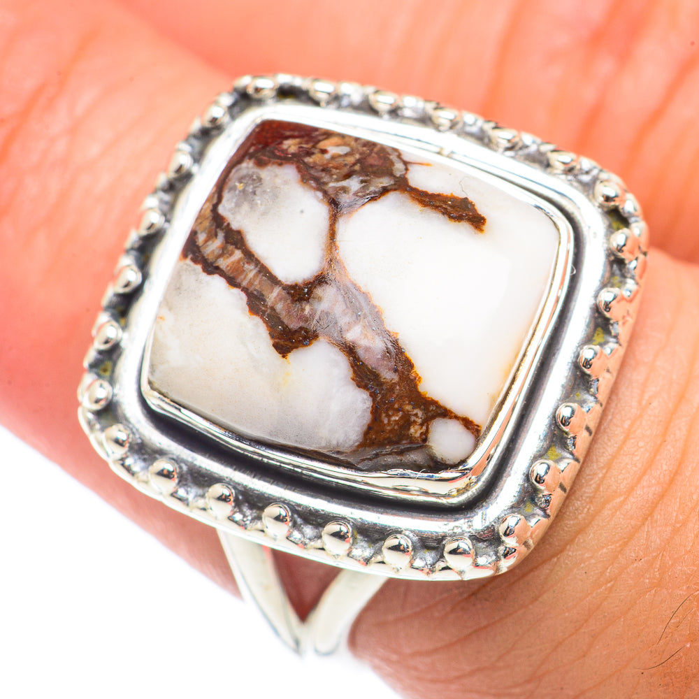 Peanut Wood Jasper Rings handcrafted by Ana Silver Co - RING71162