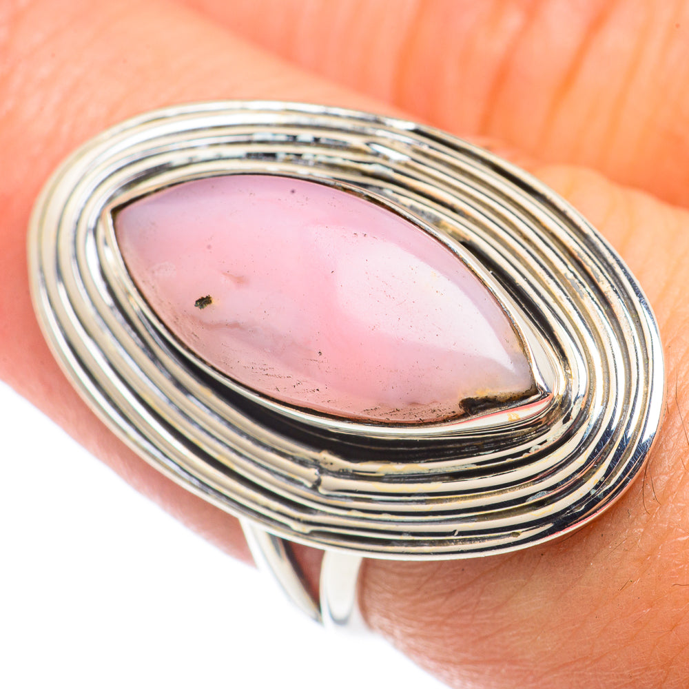 Pink Opal Rings handcrafted by Ana Silver Co - RING71167
